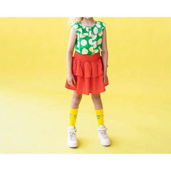 NEW CARLIJNQ girl's layered skirt in red - Picture 3 of 4